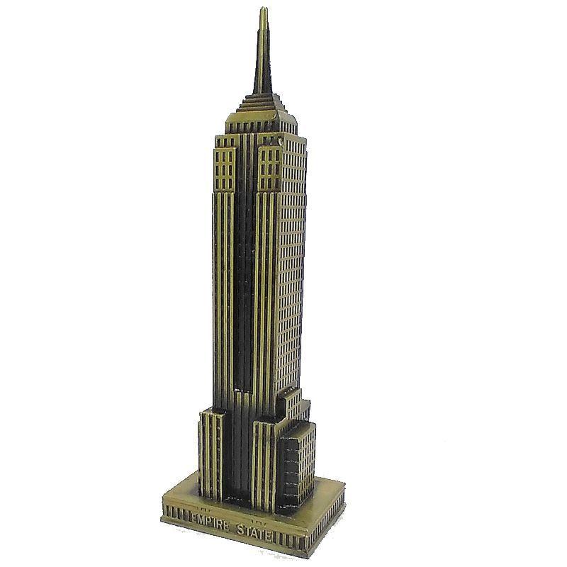 Empire State Building Miniatura Em Metal 18 Cm - Wincy - Objetos